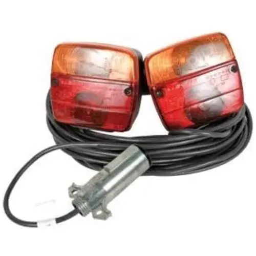 Portable Magnetic Light Kit W/ Case 39' Wire Cable With 7 Pin Plug 1