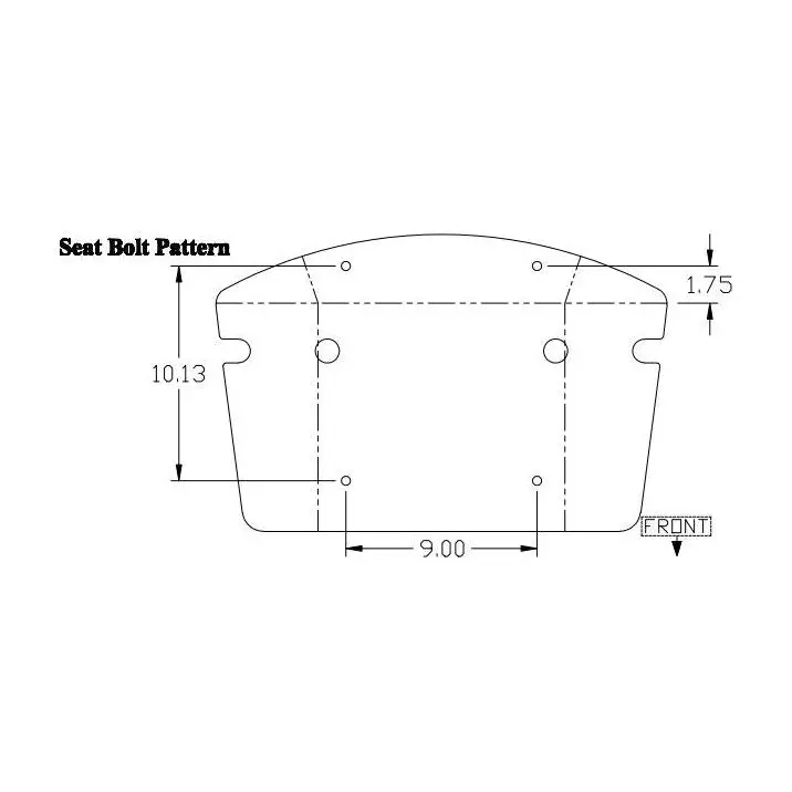3 Piece Tractor Seat Cushion Set For Case 4