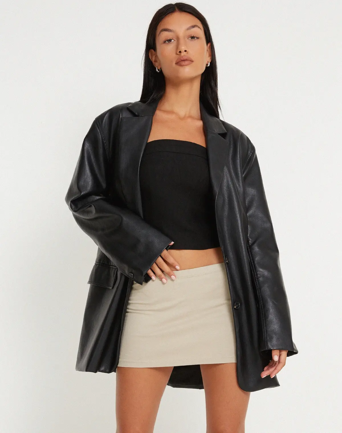 Lidya Mini Skirt In Coconut Milk 1