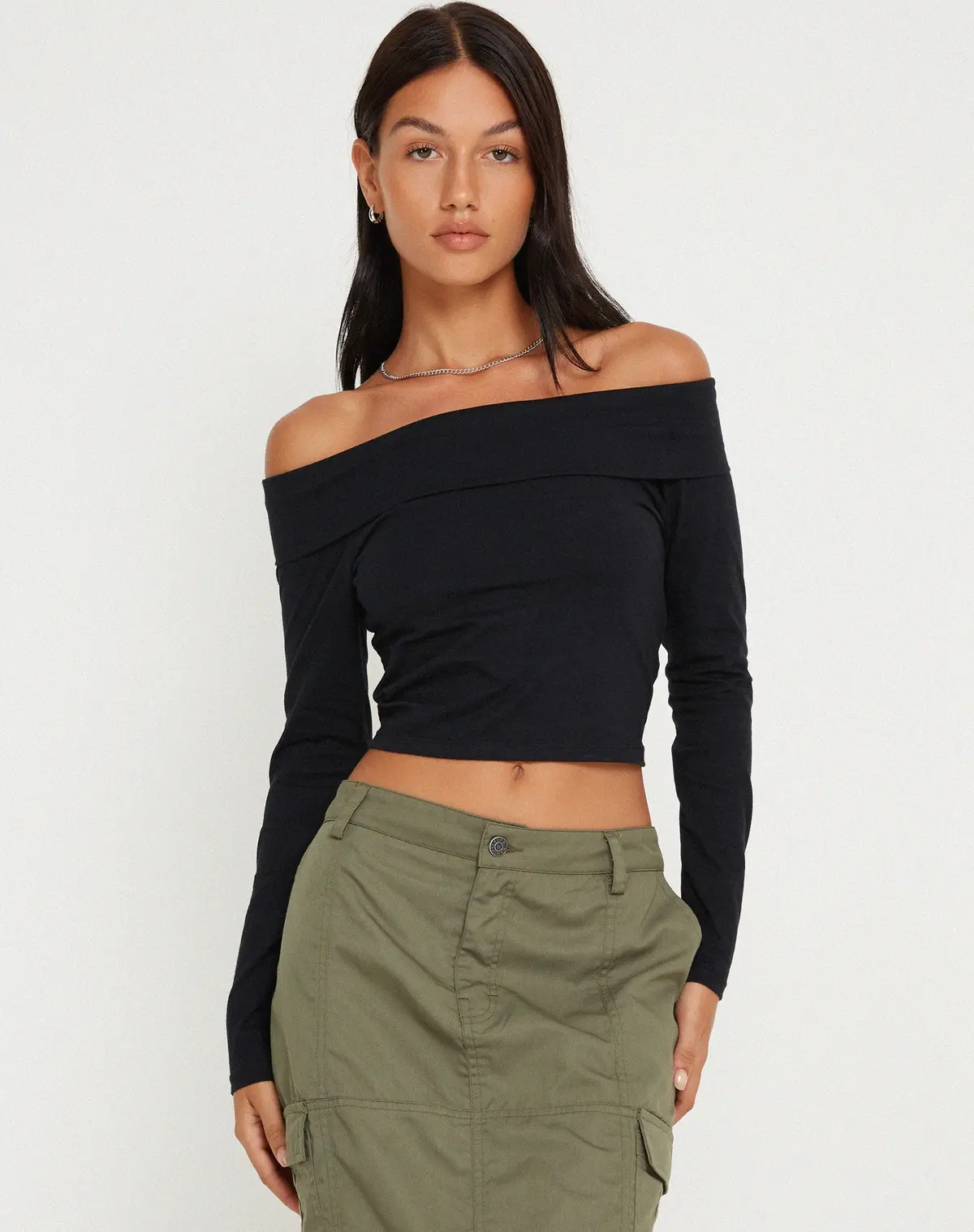 Sarina Top In Black 1