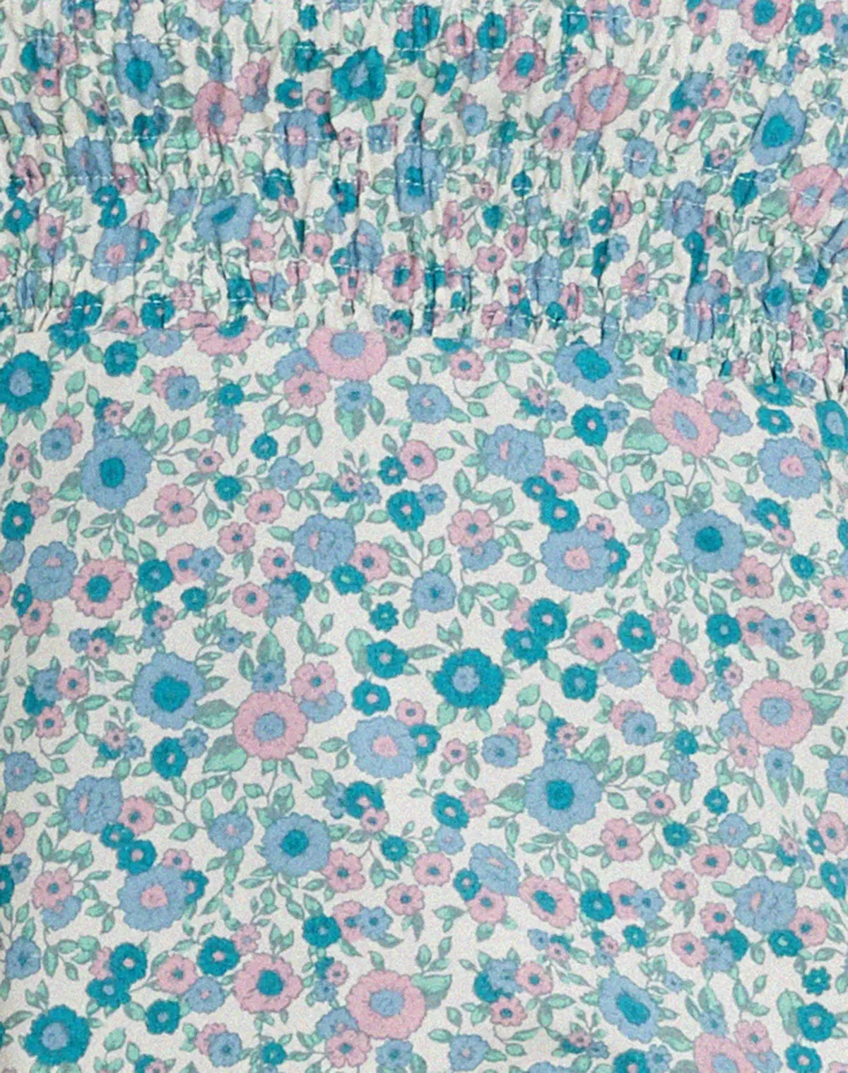 Soyla Vest Top In Flower Power Blue 6
