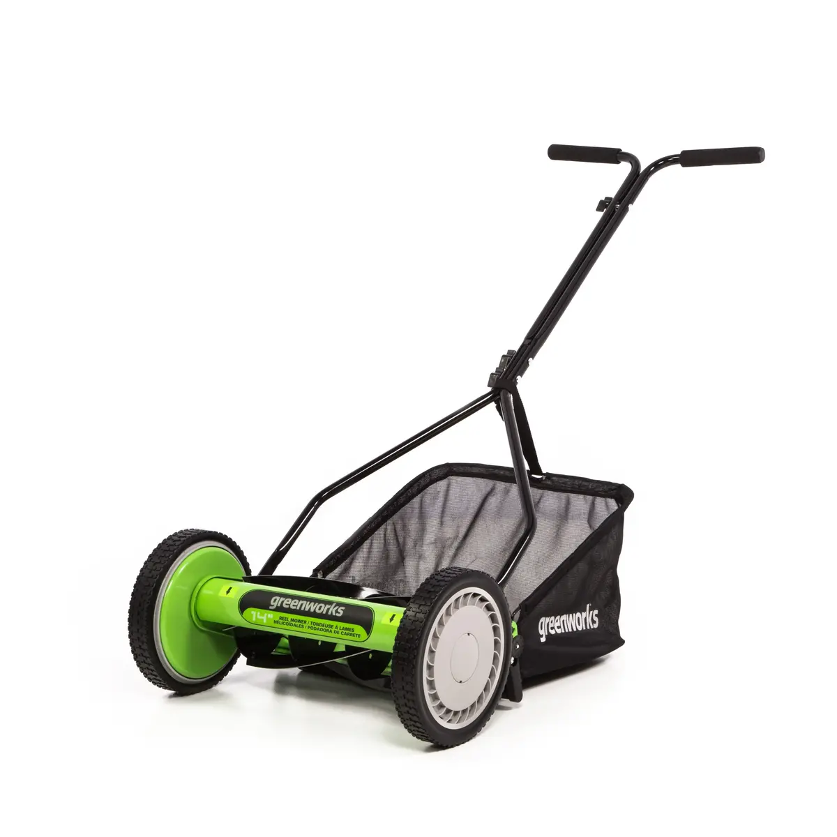 Greenworks 14" Reel Lawn Mower Rm1400 1