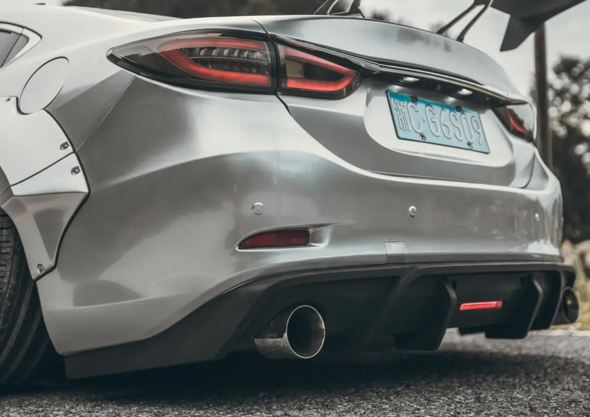 Robot Mazda 6 Rear Diffuser 2014-2017 Frp Or Carbon Fiber 1