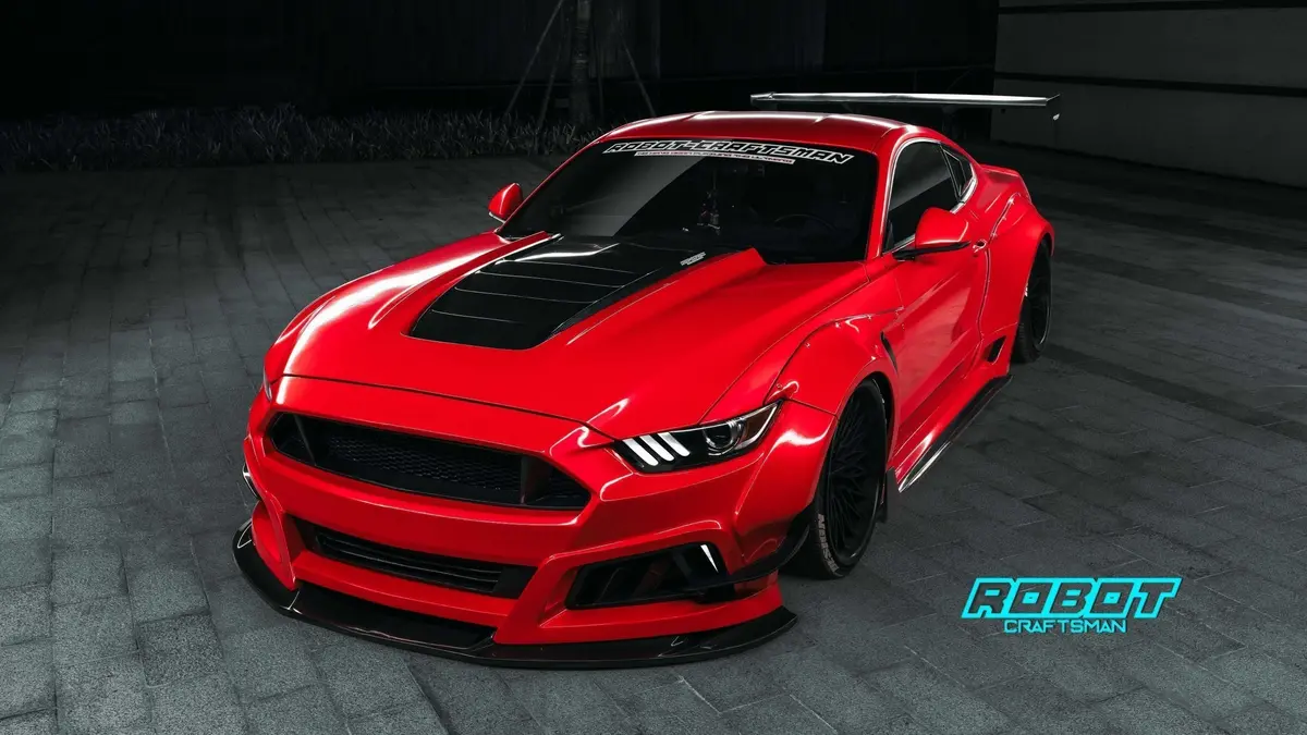 Robot "Storm" Widebody Kit For Mustang S550.1 S550.2 2015-2022 3