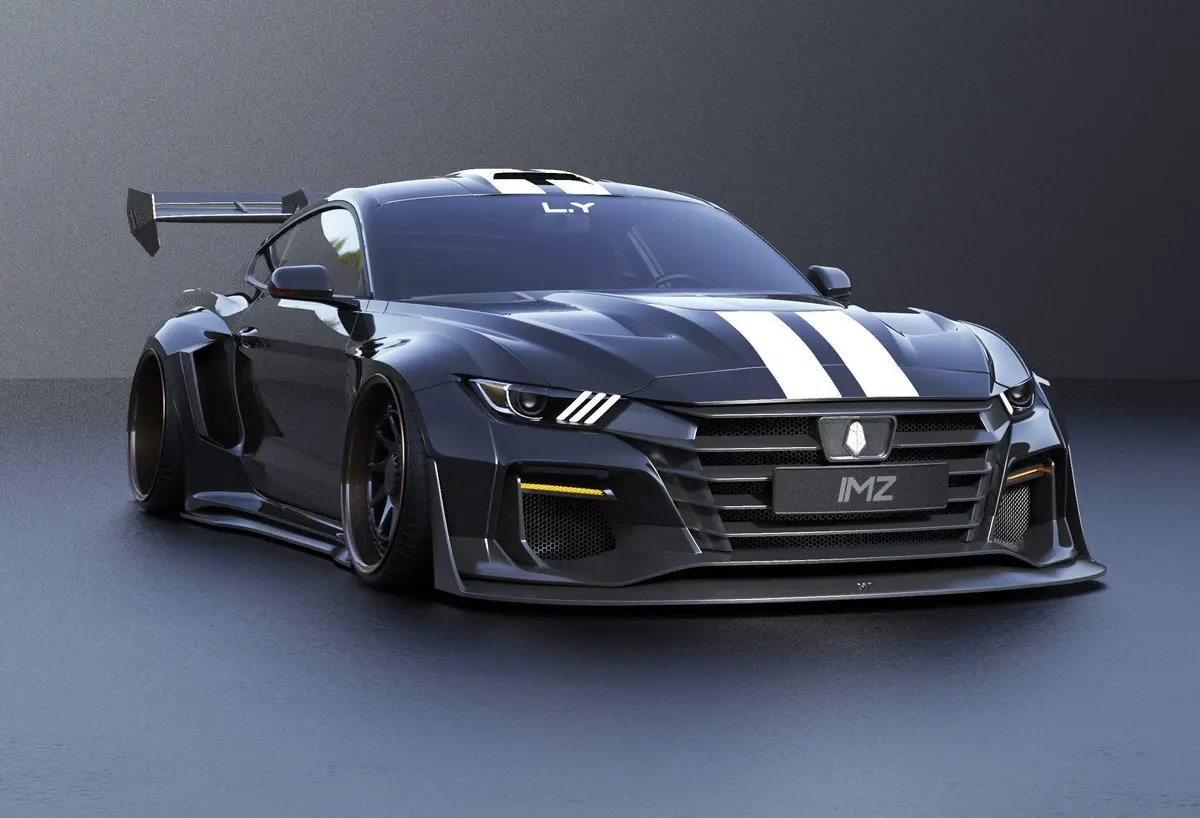 Robot "Dawn" Widebody Kit For Mustang S550 S550.1 2015 2016 2017 4