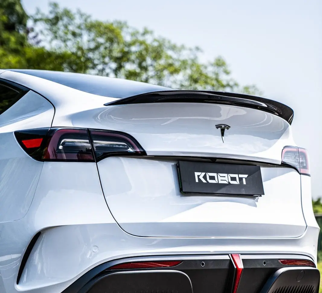 Robot "Starship" Carbon Fiber Rear Spoiler For Tesla Model Y / Performance 1