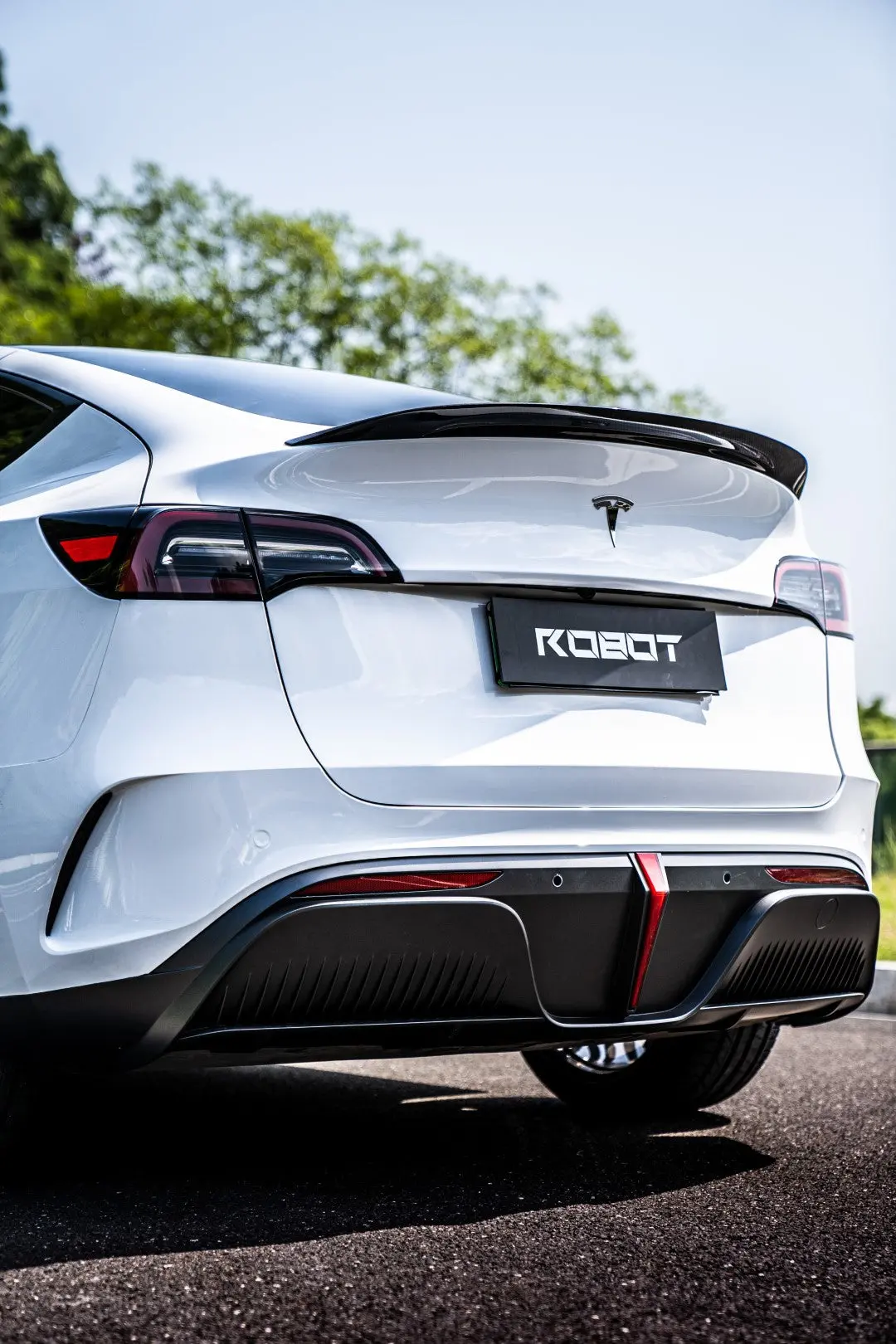 Robot "Starship" Rear Bumper & Diffuser For Tesla Model Y / Performance 1