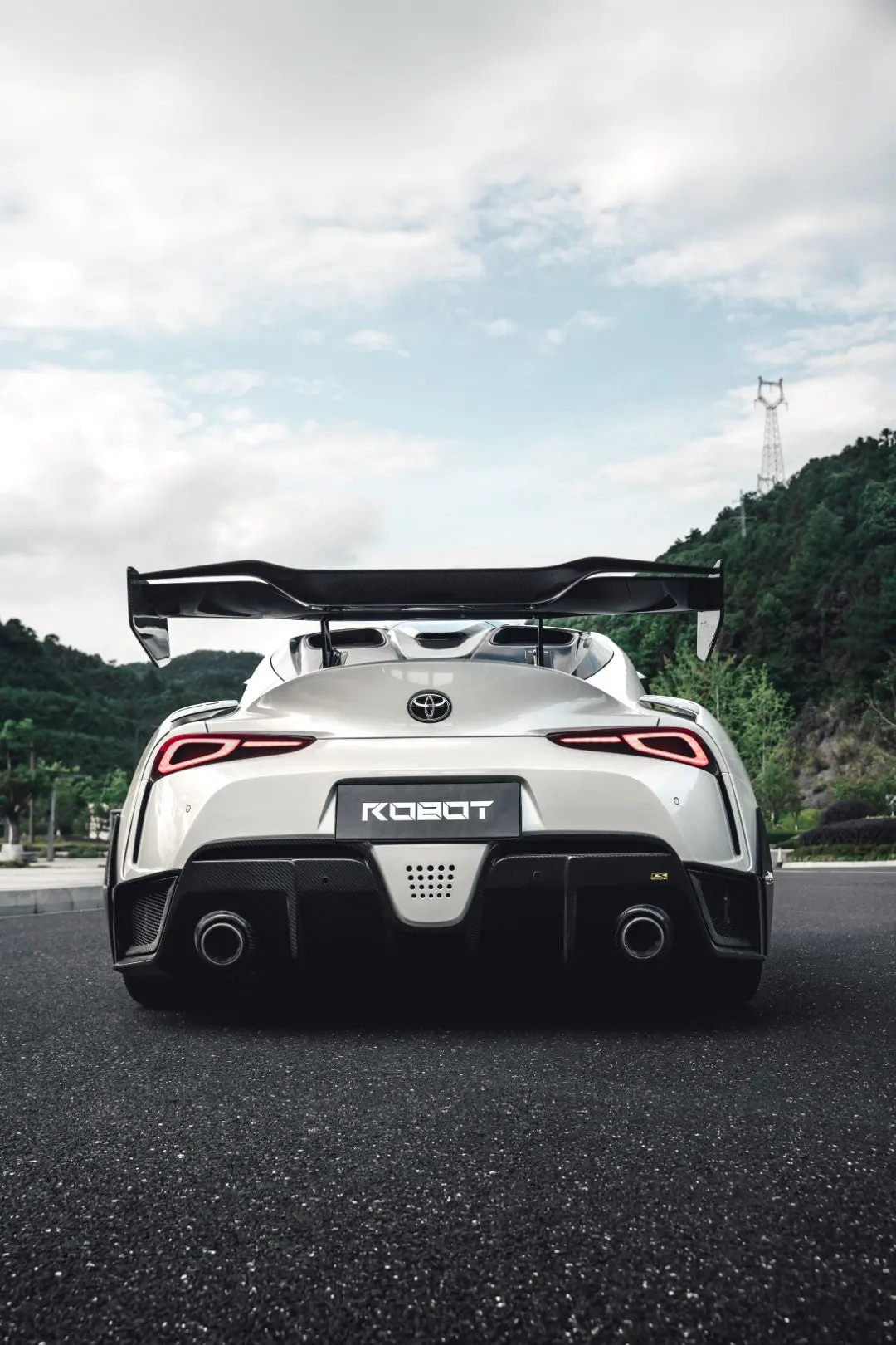 Robot "Hyperion" Narrow Body Rear Bumper & Diffuser For Toyota Gr Supra Mk5 A90 A91 1
