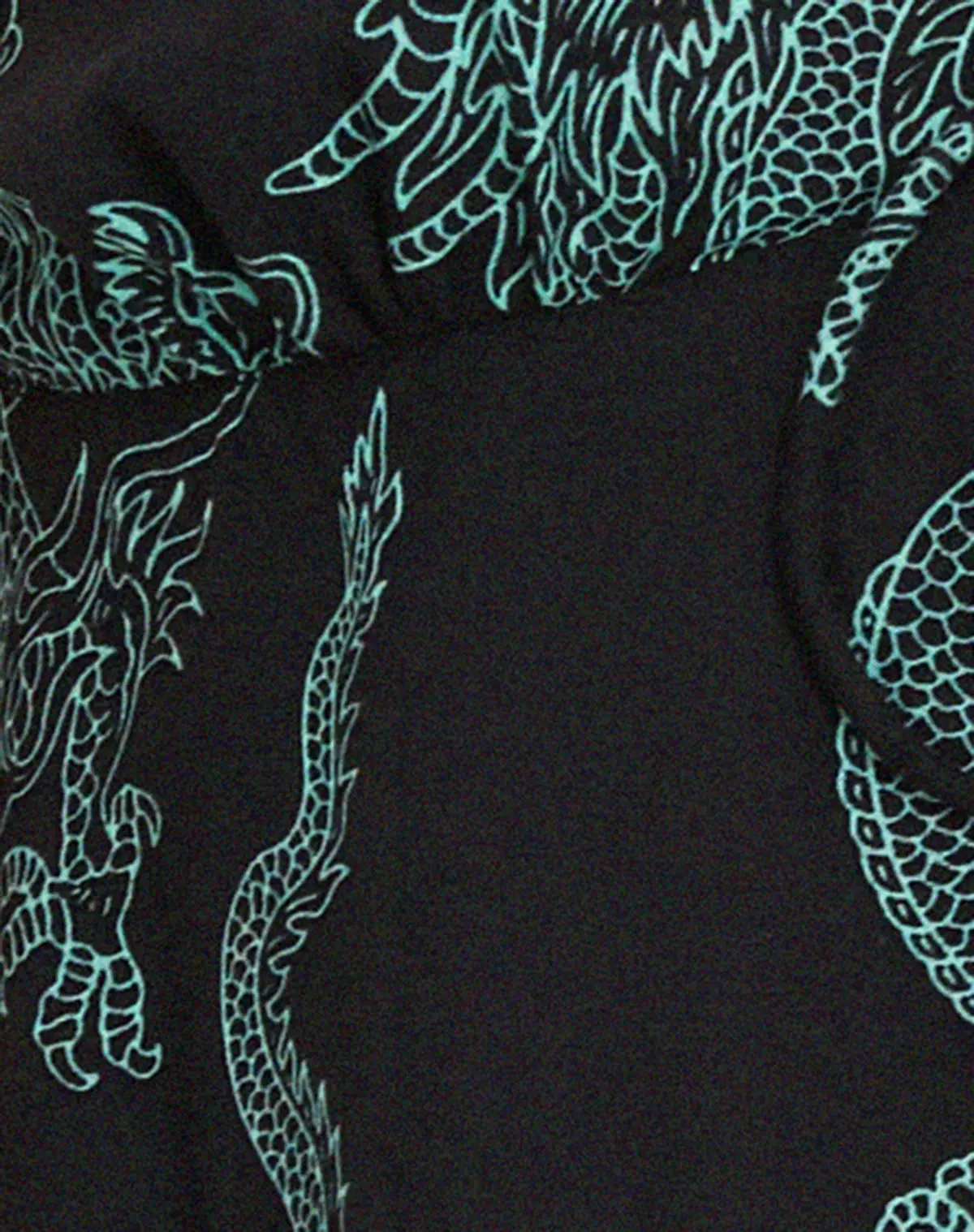 Roula Halter Top In Dragon Flower Black Mint 5