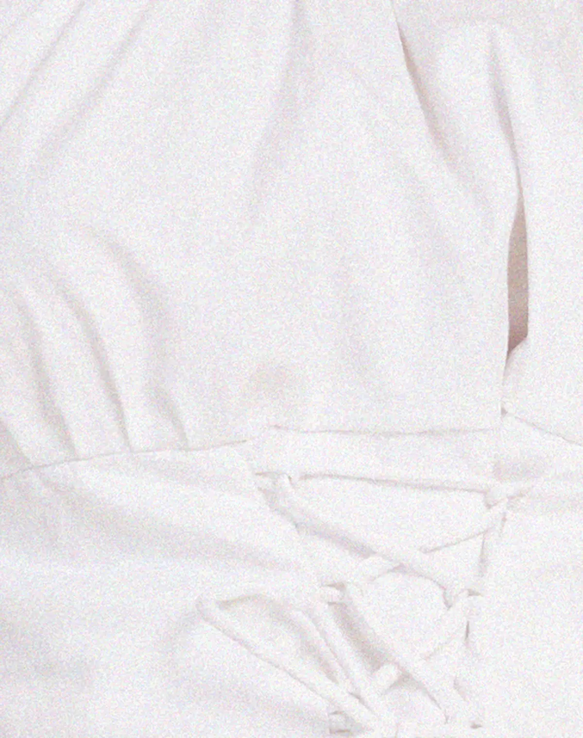 Ruiz Crop Top In White 5
