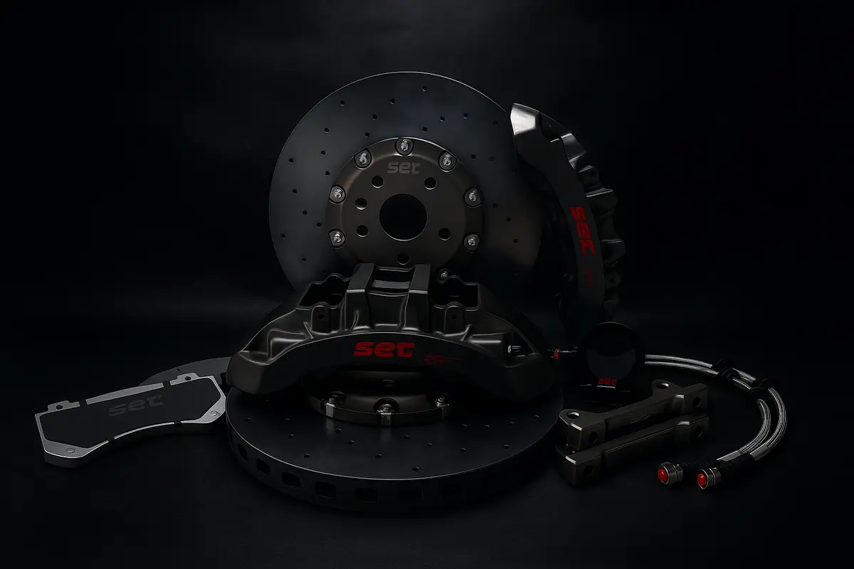 Set Rx8 Competition Series Big Brake Kit | 8-Piston | Forged 6082-T6 1