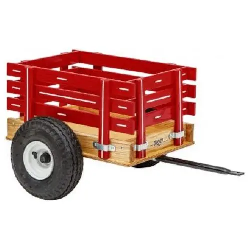 (Red) Mc1 Speedway Express Heavy Duty Cart Kids Tricycle Wagon 1