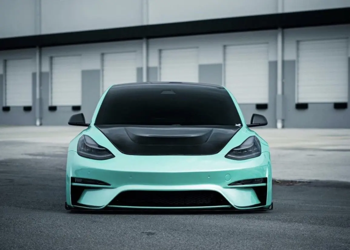 Robot "Crypton" Carbon Fiber Full Body Kit For Tesla Model 3 2