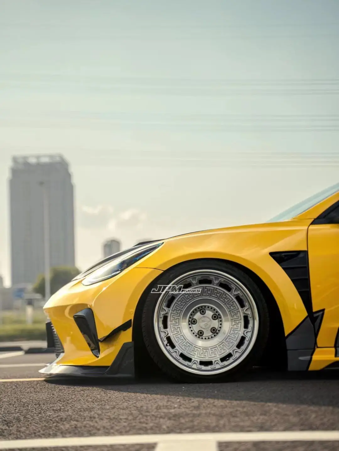 Robot "Hacker" Widebody Wheel Arches & Side Skirts For Tesla Model 3 3