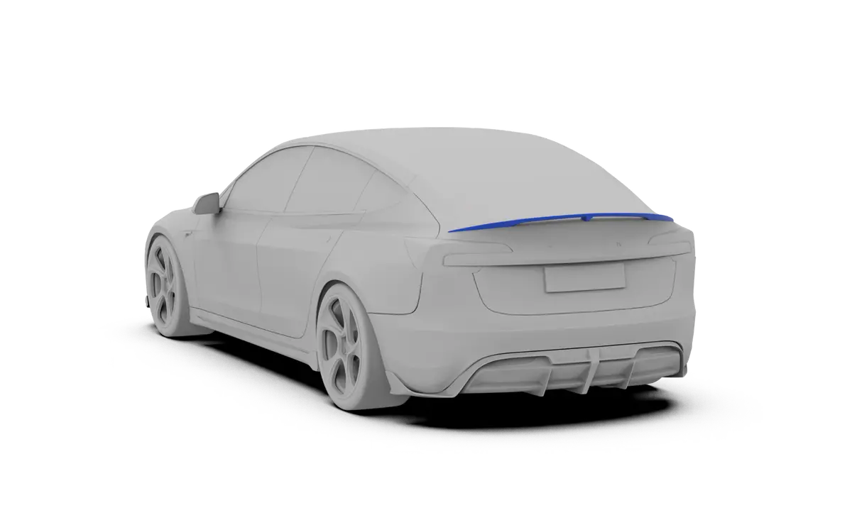Robot " Hidrogai " Ducktail Rear Spoiler For Tesla Model 3 2024-On 1
