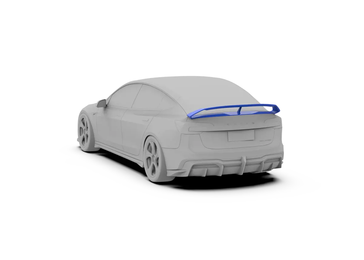 Robot Hacker Rear Wing For Tesla Model 3 Highland 2024-On 1
