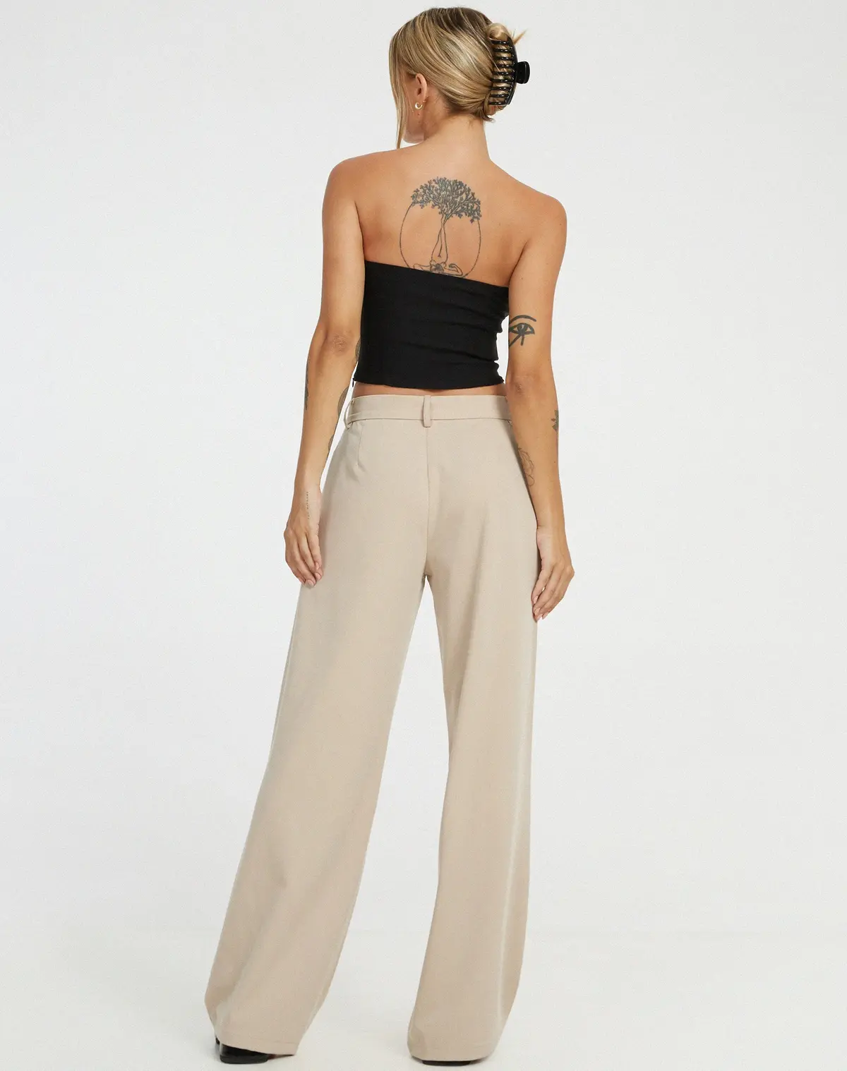 Salus Tailored Bandeau Top In Black 5