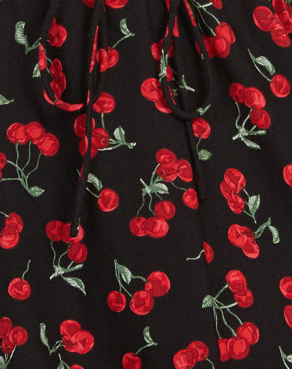 Senora Mini Dress In Cherries Black 6