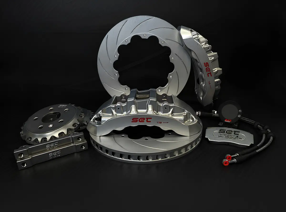 Set Tx8 Street Series Big Brake Kit | 8-Piston | Forged 6082-T6 1