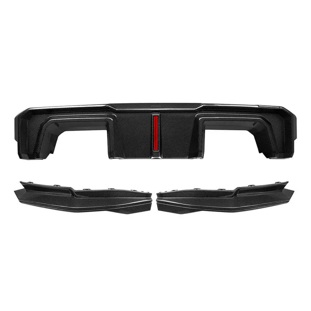 Sooqoo V2 Bmw M3 G80 Rear Diffuser W/Brake Light 1