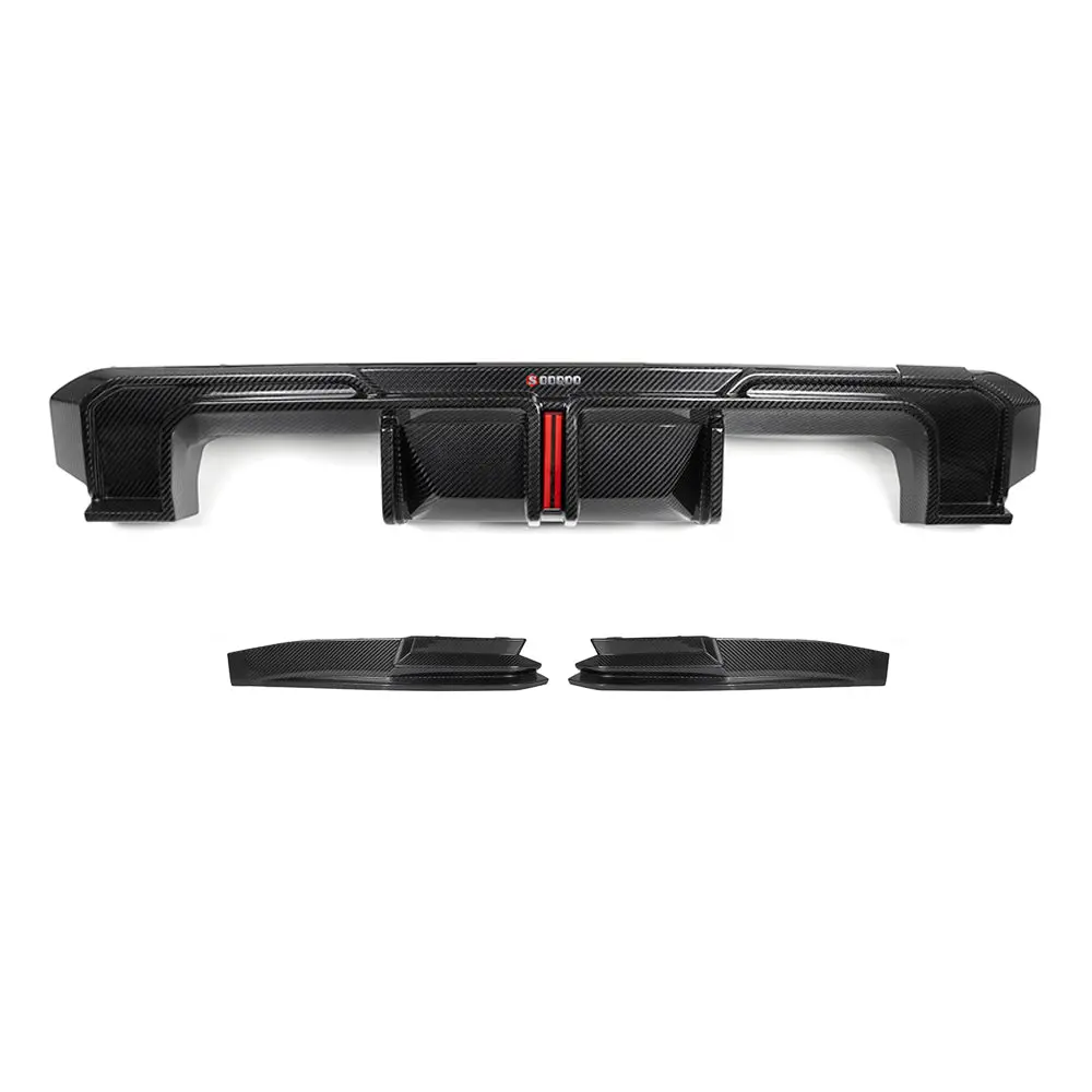 Sooqoo V1 Bmw M3 G80 Rear Diffuser W/Brake Light 1
