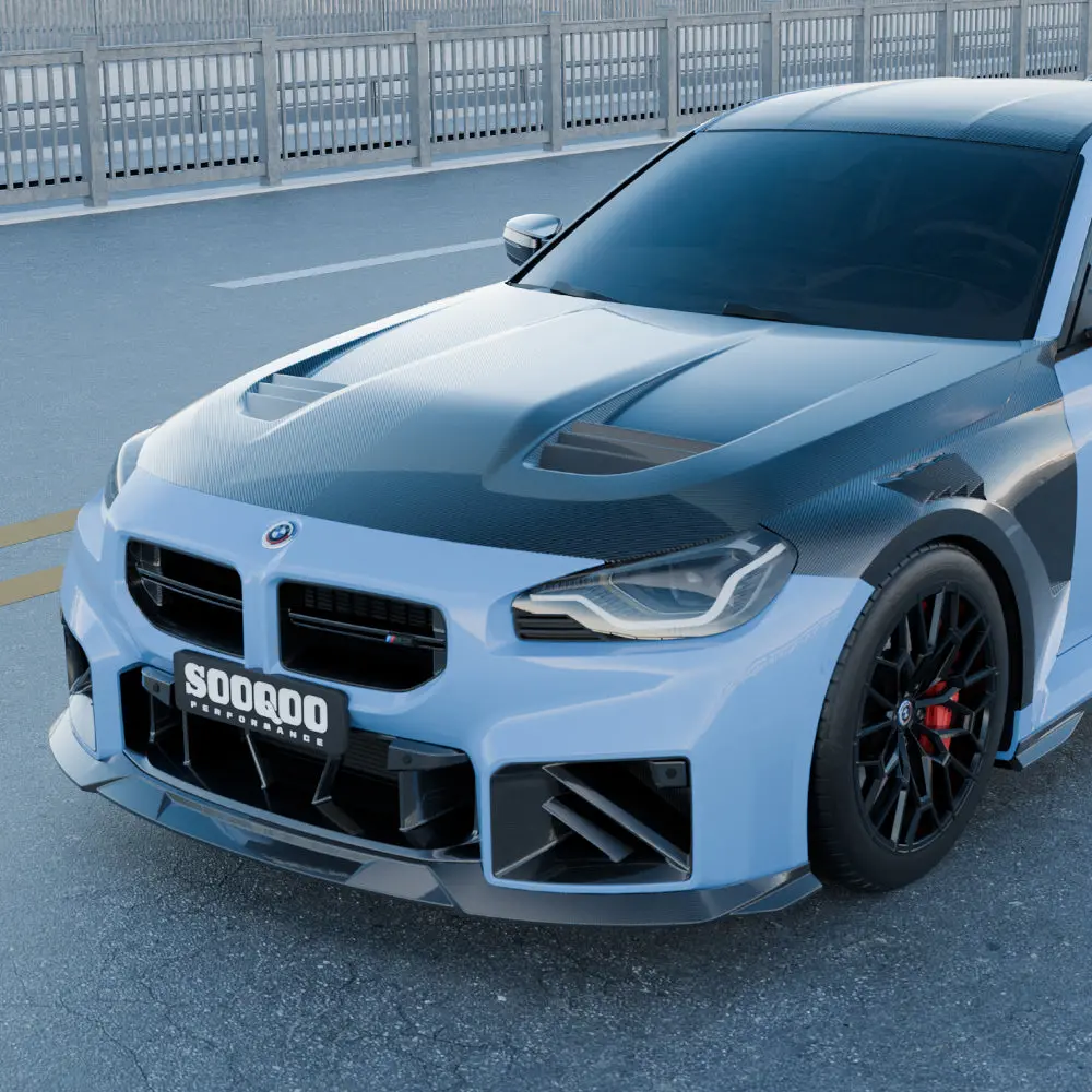 Sooqoo Bmw M2 G87 Vented Hood 1