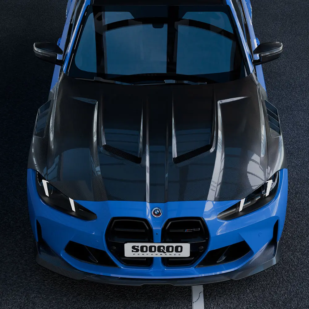 Sooqoo Bmw M3 G80 M4 G82 Vented Hood 1