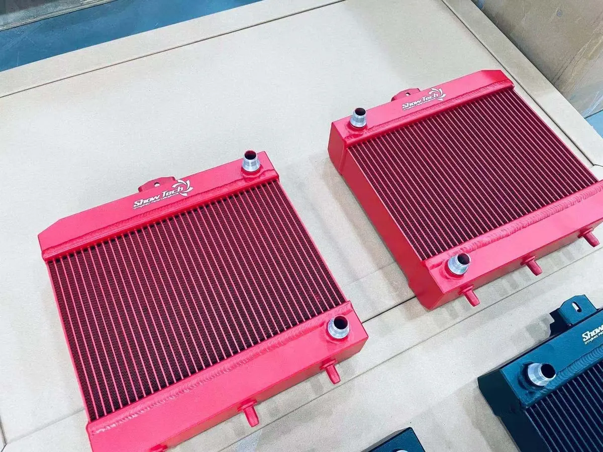 Ame Motorsport Bmw M2 M3 M4 3.0T S55 Small Radiator (Left + Right, 2 Pieces, Cnc End Tanks) 1