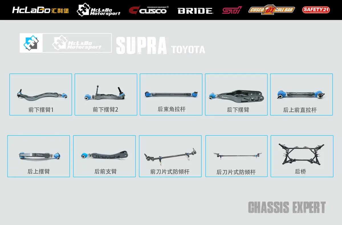 Hclabo Toyota Supra/ Bmw Z4 Racing Pro Chassis Kits 1