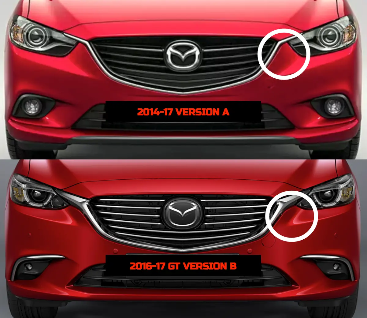Robot Mazda 6 Front Bumper & Front Lip Splitter 2014-2017 Frp Carbon Fiber 5