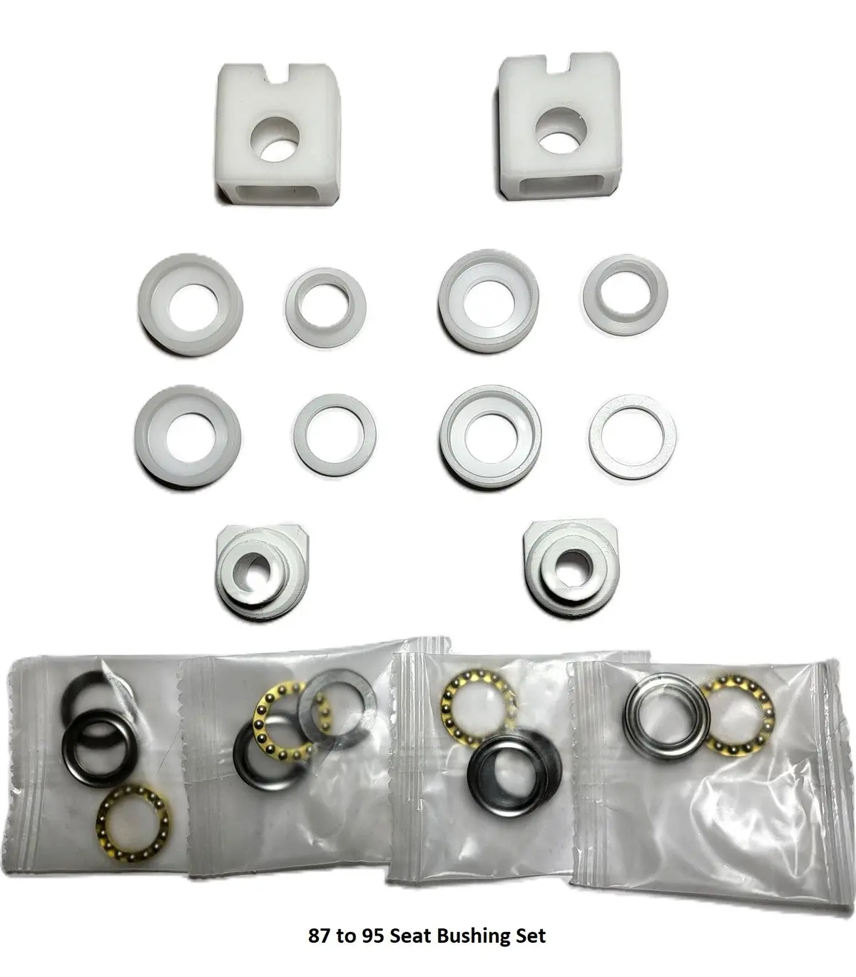 Front Seat Bushing Repair Kit - Set Of 12 Plus Bearings - Porsche 928 - 87 To 95 2