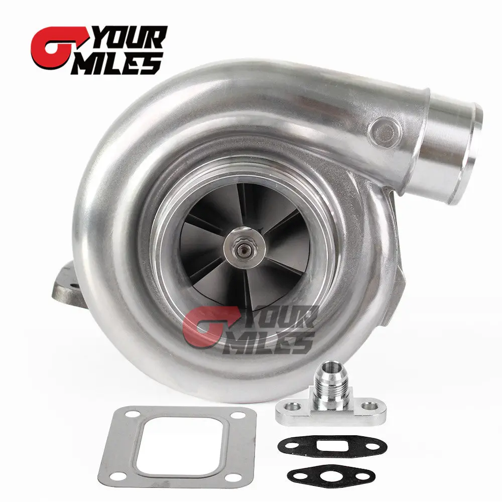 Yourmiles T76 Cast Wheel Turbocharger T4 0.68/0.81/0.96 Ptrim Turbine Housing 3