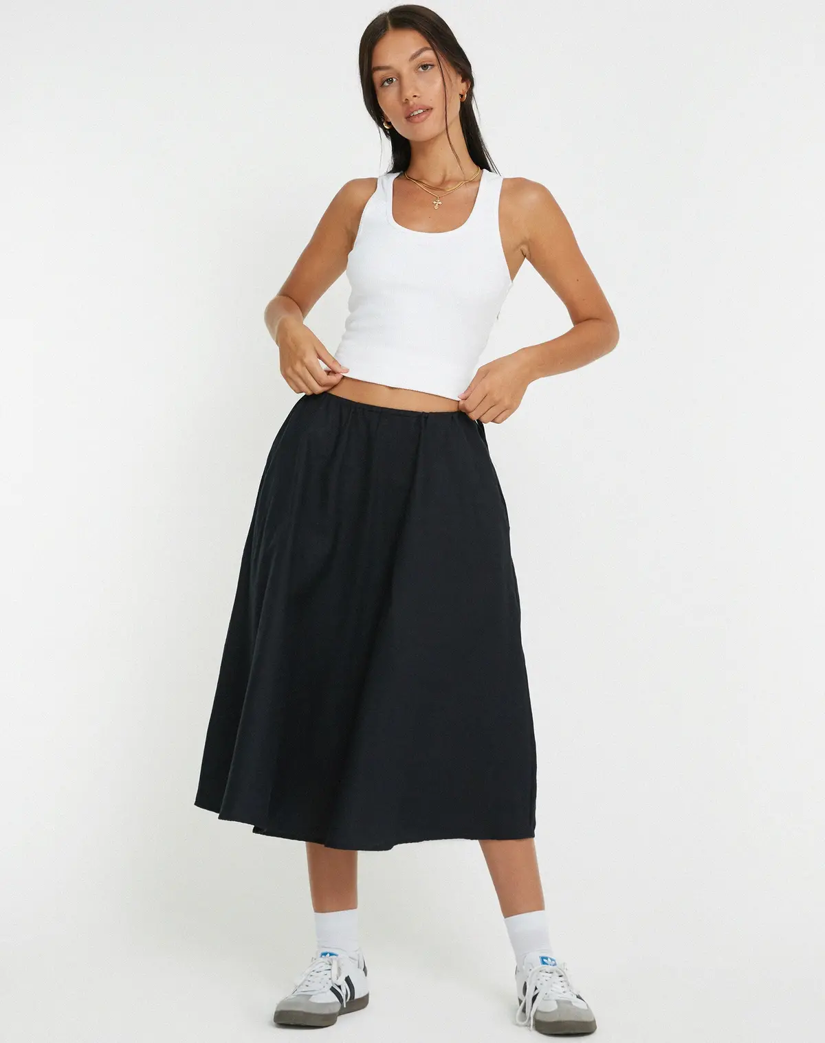 Takara Midi Skirt In Black 1