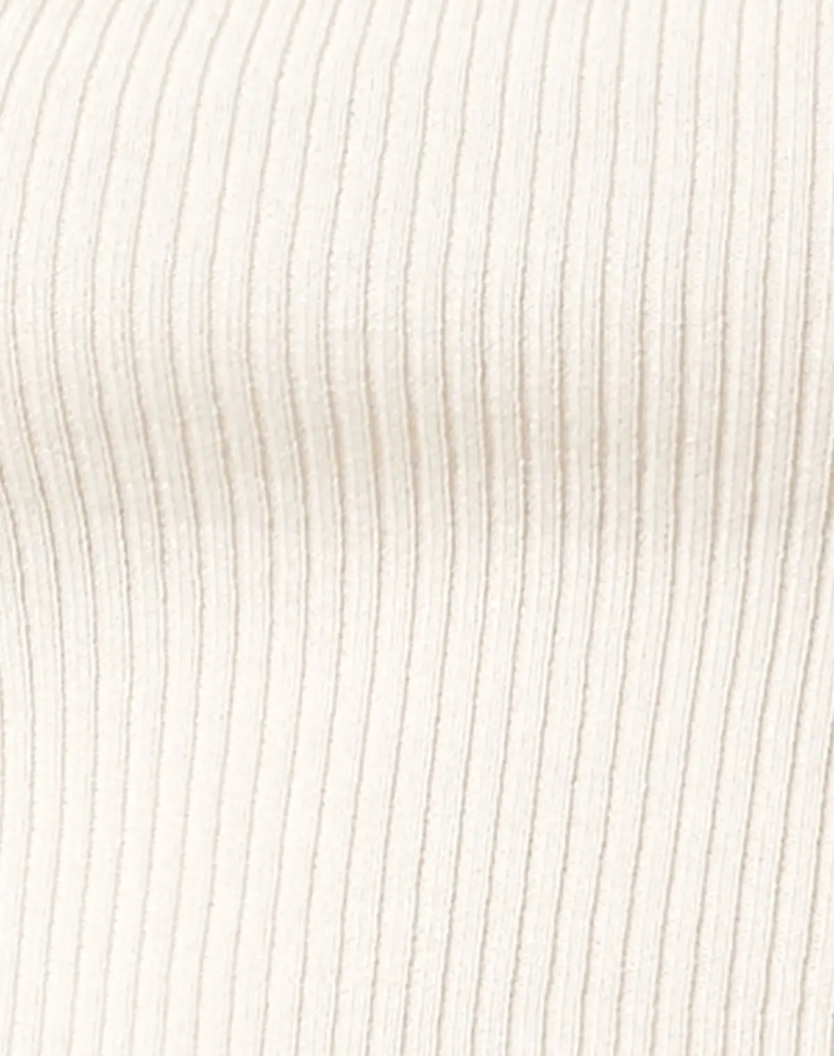 Tronis Crop Top In Rib Star White 7
