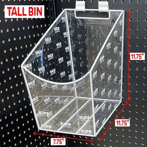 11.75" Tall Clear Vinyl Merchandising Bins - 1 Bin Per Pack 975330 1