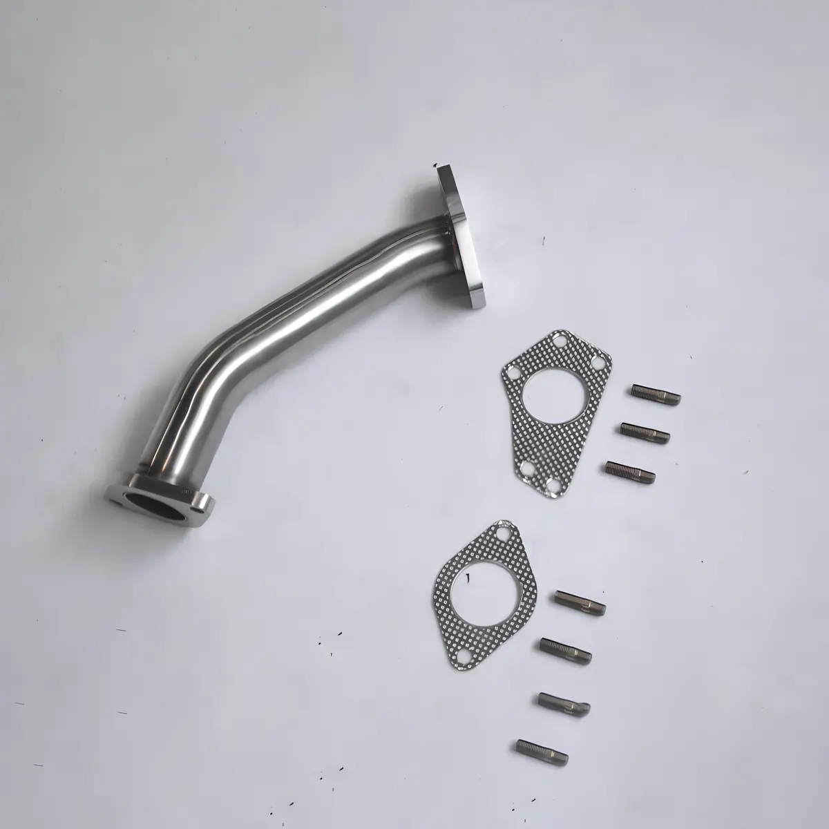 Ame Catless Turbo Big Tube Up-Pipe 2" For 02-14 Subaru Wrx Or 04-19 Sti 1