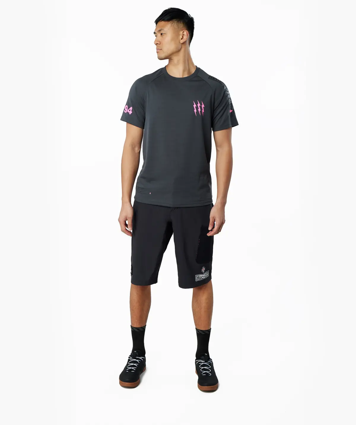 Short Sleeve Riders Jersey - Grey 1