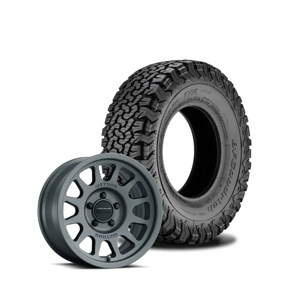 Method 703 17X8.5 Matte Black 5X5 | Bfg 37X12.5 All Terrain Ko2 | Mounted & Balanced 1