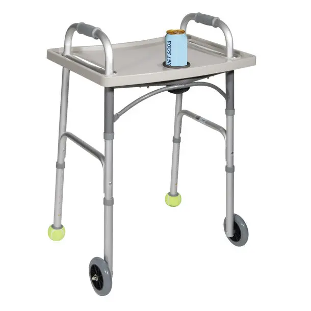 Universal Walker Tray With Cup Holder 1