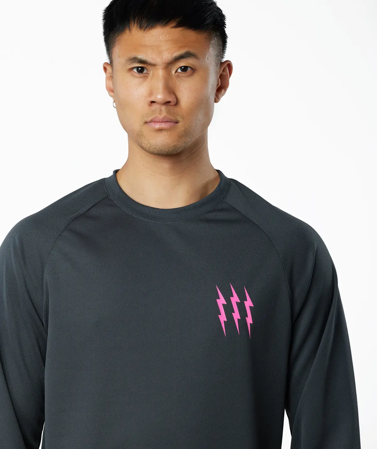 Long Sleeve Riders Jersey - Grey 2