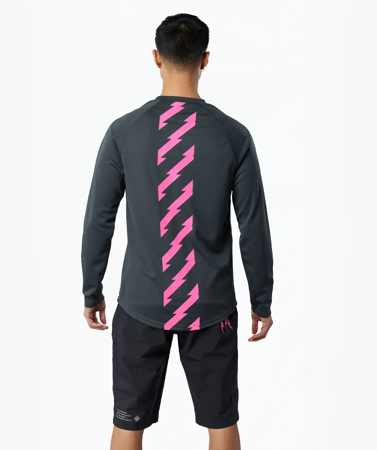 Long Sleeve Riders Jersey - Grey 3