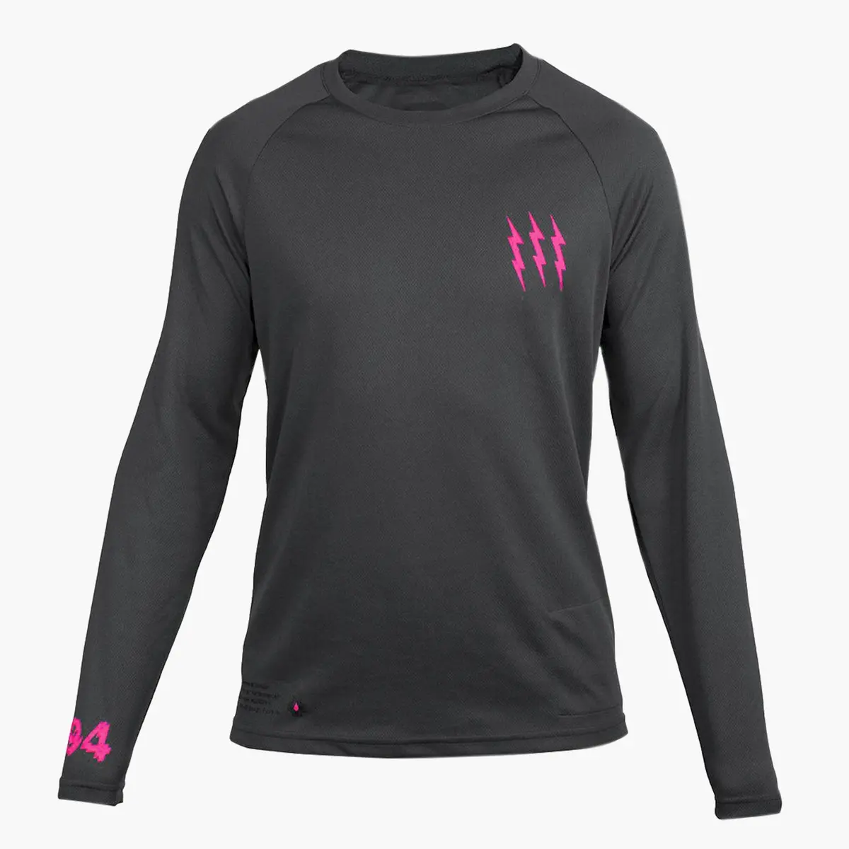 Long Sleeve Riders Jersey - Grey 1