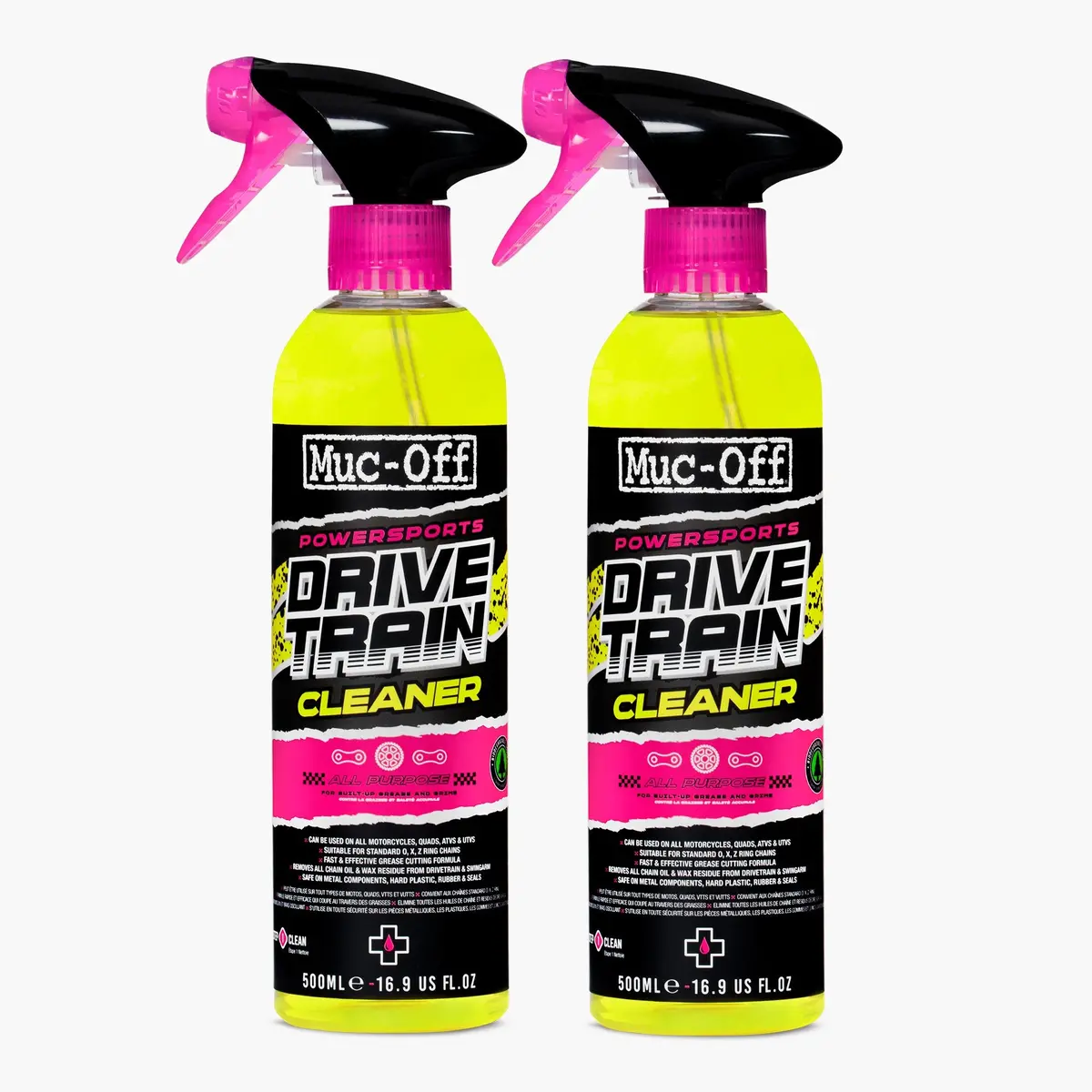 2 X Powersports Drivetrain Cleaner - 500Ml 1