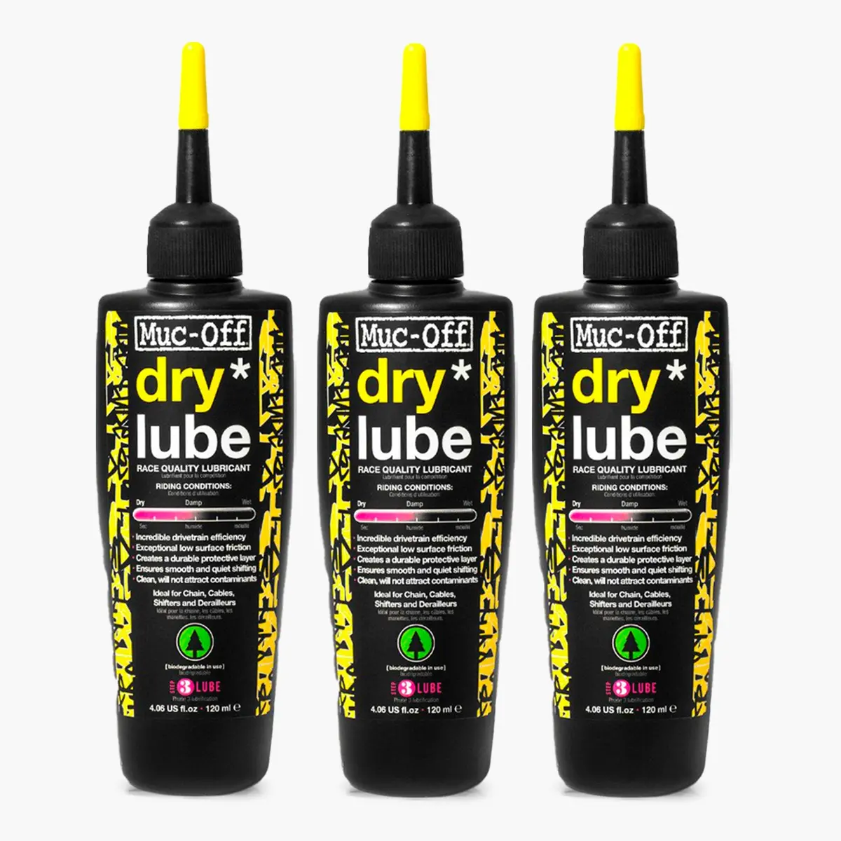 3 X Dry Weather Lube 120Ml 1