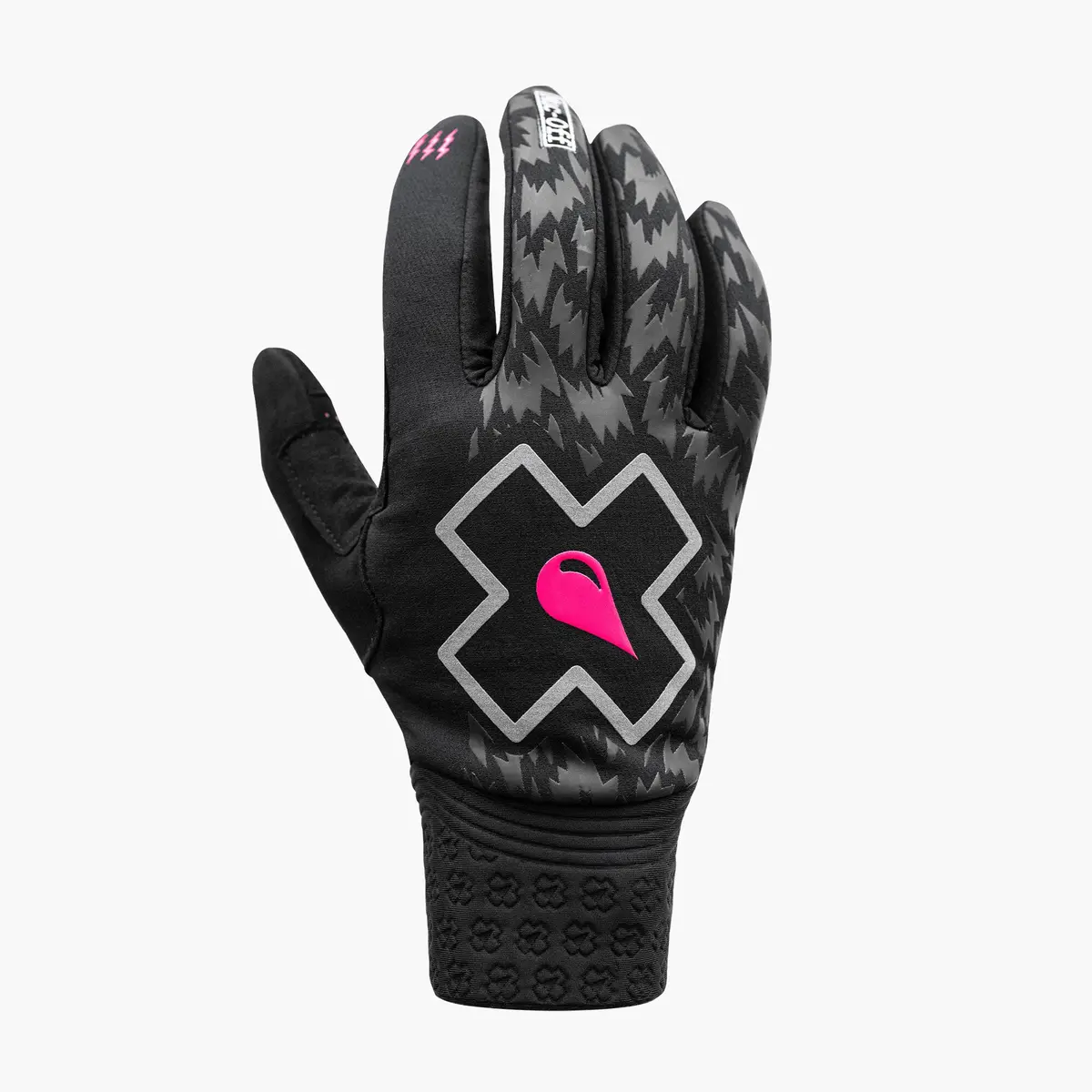 Winter Rider Gloves - Black/Grey Bolt 1