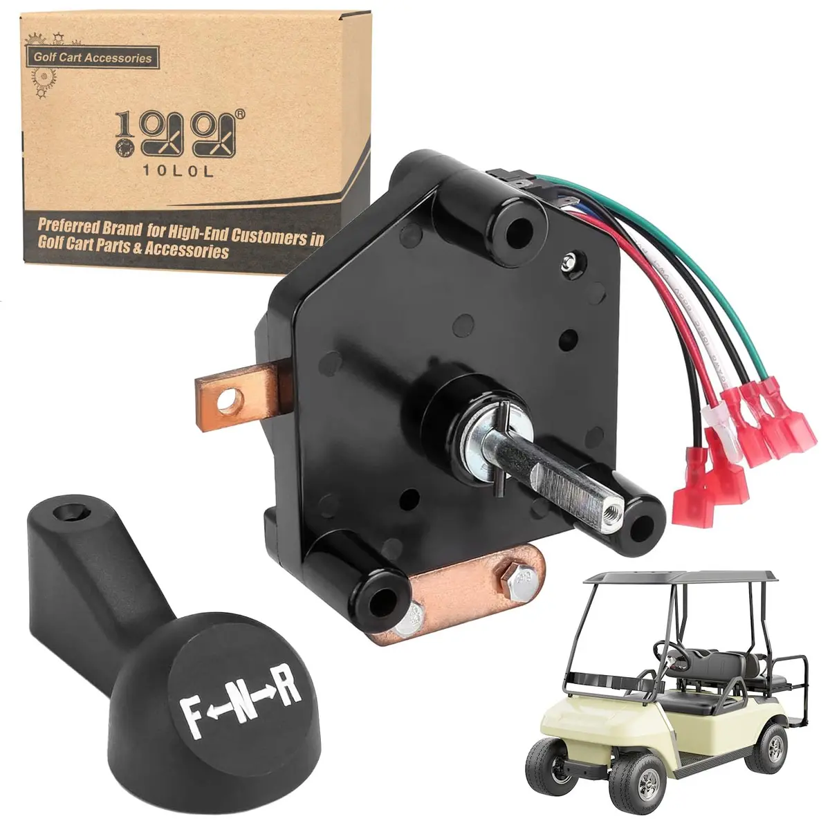Heavy Duty Golf Cart Forward Reverse Switch For Club Car Ds With Micro Switch - 10L0l 1