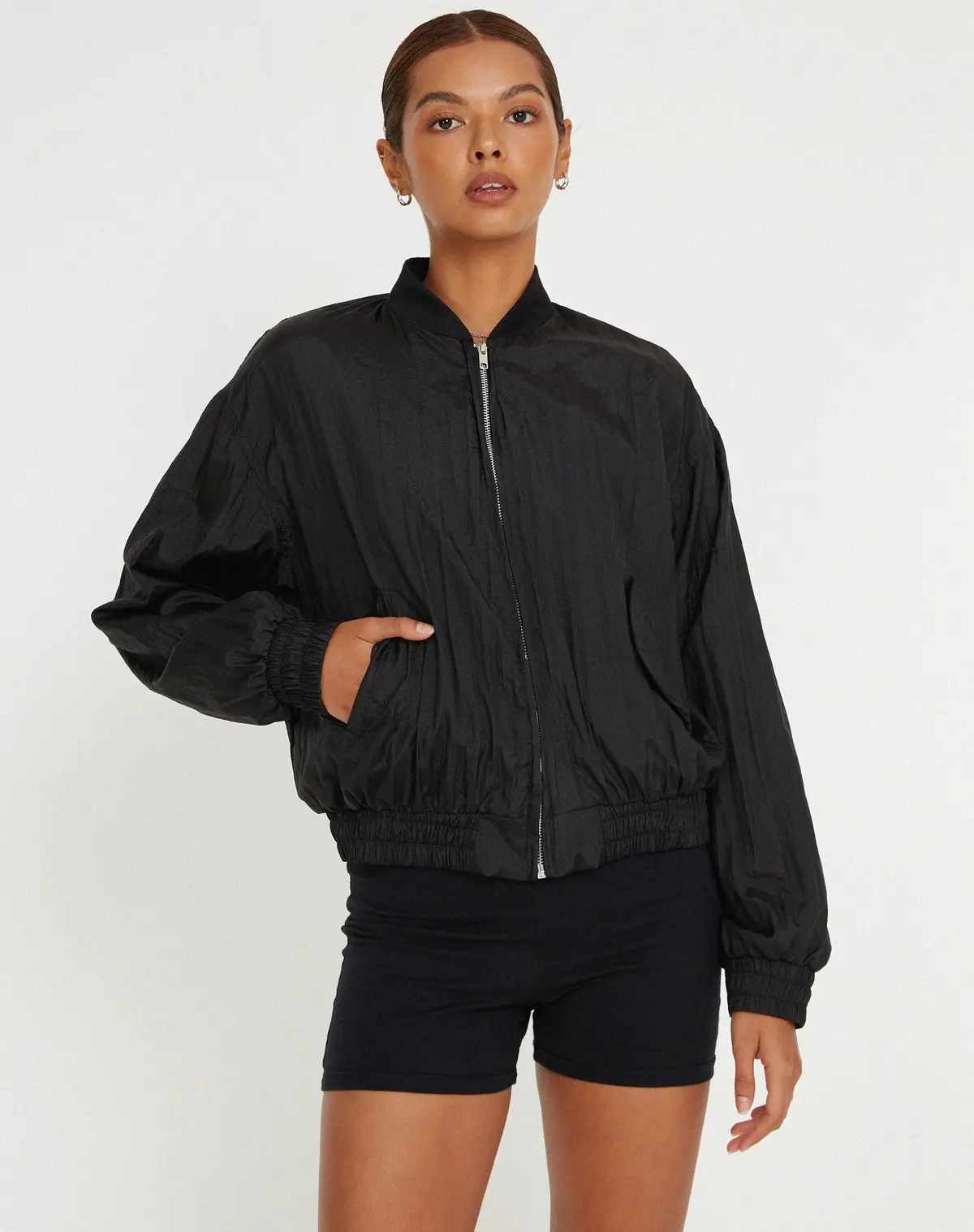 Yuu Shell Jacket In Black 5