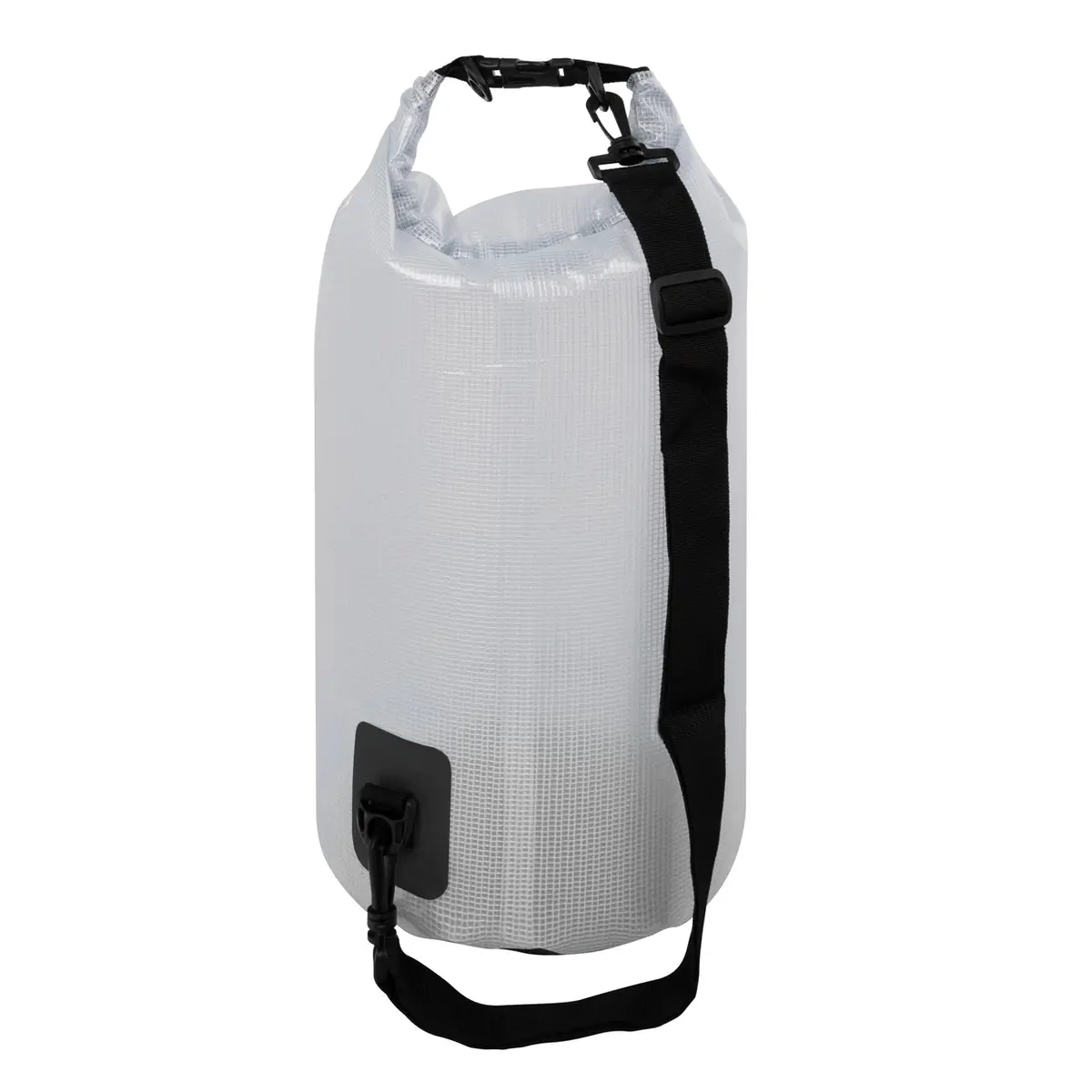 Trailgear Tg-800-20-Bk Heavy-Duty Transparent Dry Bag | Roll-Top Closure Design | Lightweight W/ Shoulder Strap | 20 Liter (Black) 2