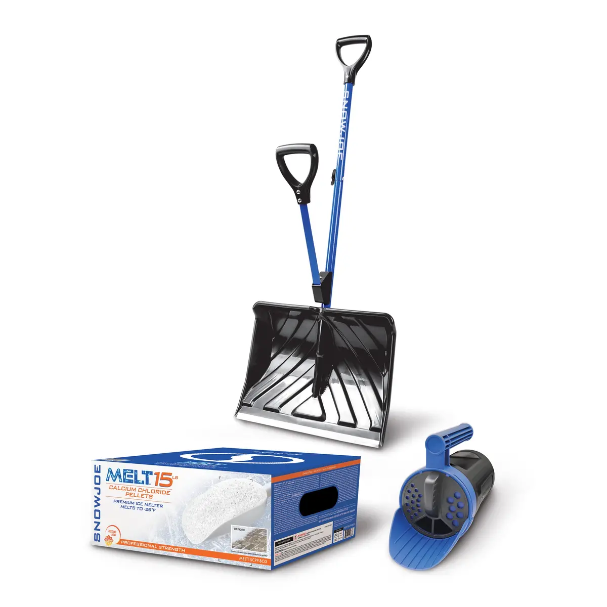 Snow Joe Clear Walkway Bundle | Snow Shovel + Ice Melt + All-Purpose Spreader 1