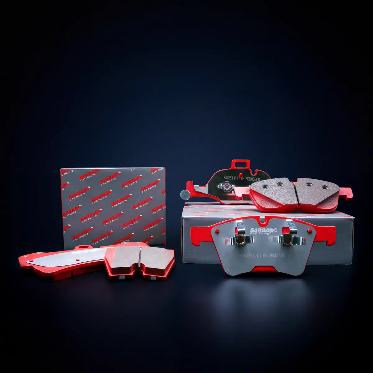 Akebono 7N/8N Brake Pads - Barbaro Racing 1